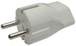 Adapter, CH-Buchse 3Pol auf Schuko-Stecker