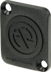 Contrik Abdeckplatte zu D-Serie schwarz