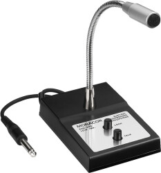 ELA-Tischmikrofon mit Talk- und Lock-Taster
