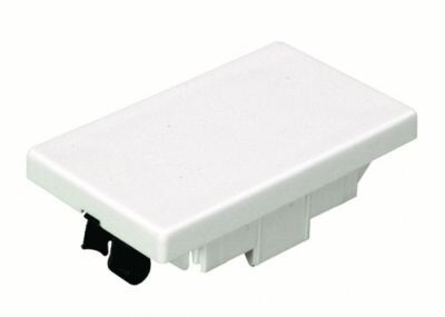 FLF Montageplatte 63x38mm Blindplatte, weiss