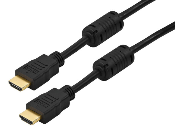 HDMI-Kabel, 10m mit 2x Ferritkernen