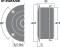 Ringradiator-Hochtoener, 30 W, 8 Ohm