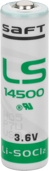 Lithium-Batterie, 3,6 V/2450 mAh