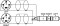 Audiokabel, 1m, 2xXLR m auf 1x3.5mm
