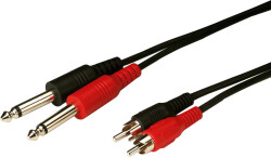 Audio-Verbindungskabel 2St. 1.5m