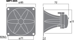 Piezo-Hochtoener