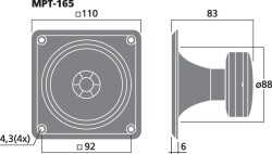 Piezo-Hochtoener