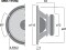 HiFi-Mitteltoener, 50 Watt, 8 Ohm