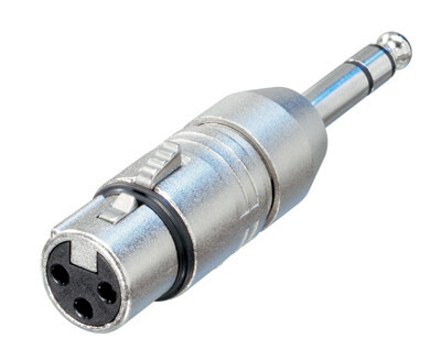 Contrik XLR-Buchse,Klinkenstecker,stereo