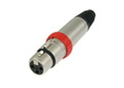 XLR-Kupplung, ON/OFF Schalter, Nickel