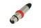XLR-Kupplung, ON/OFF Schalter, Nickel