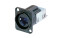 etherCON Einbaubuchse CAT6 D-Serie Gehaeuse SW