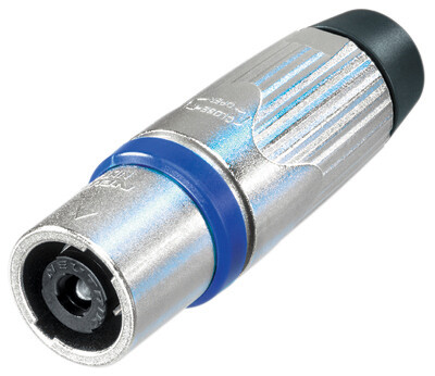 Speakon Kabelstecker 4pol, nickel