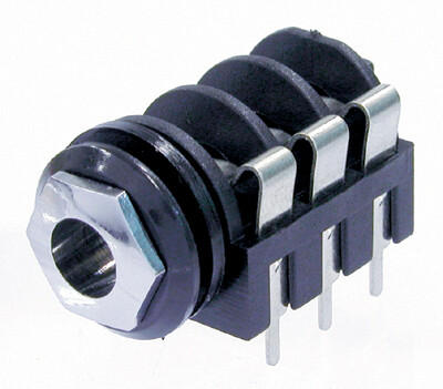 M-Line Klinkenbuchse 6.35mm, stereo, schaltbar