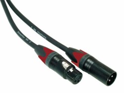 Mic.-Kabel konf. 6m XLR,XLR Tuellen rot sym.