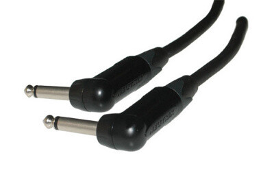 Patchkabel sw 0,9m 2x Winkelstecker 90 Grad