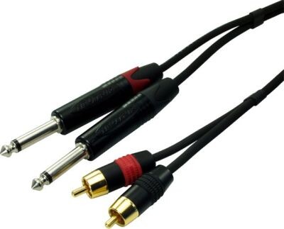 3m Siamkabel mit 2 x Cinch,2 x NP2X-BAG