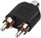 Y-Adapter 3,5mm Stereo/Cinch - NTA-135