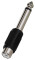 Adapter 6.3 Mono-Klinkenstecker - Cinchbuchse