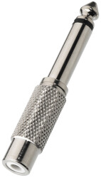 Uebergangsstueck 6.3mm mono M / Cinch F