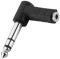 Winkeladapter 6.5mm m - 3.5mm f Stereo