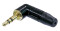 3.5mm Winkel-Klinkenstecker, Gehaeuse schwarz