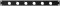 1HE-Blende mit Bohrung 6xD-Loch
