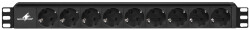 Rack-Steckdosenleiste, 1HE, Schuko