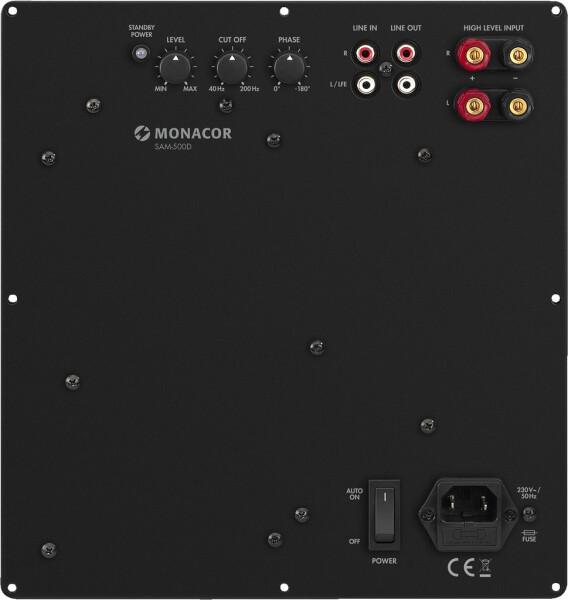Subwoofer-Aktiv-Modul, 500 Watt, Digital Klasse D