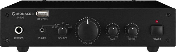 Stereo-Verstaerker, USB luefterlos 2x25W