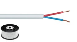 LS-Kabel 100m 2x1.5mm weiss HIGHLY FLEXIBLE