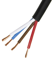 LS-Kabel 50m 4x2.5mm schwarz HIGHLY FLEXIBLE