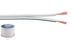 LS-Kabel 100m 2x0.75mm weiss STANDARD QUALITY