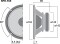 MONACOR Hifi-BassMtoener,6.5Z,50/100W,ID142,AD165,ET89