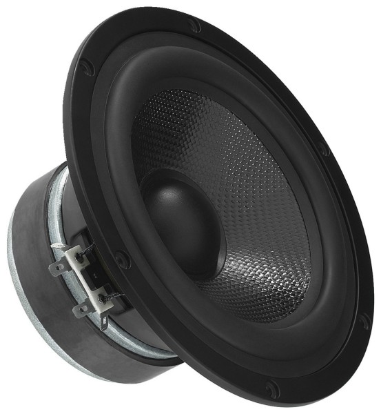 MONACOR High-End-BassMtoener,6.5Z,60/120W,ID145,AD180,ET90