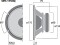 High-Quality-Hi-Fi-Tiefmitteltöner, 70 Wrms, 8 Ohm