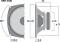 MONACOR Mini-BassMtoener,3Z,15/30W,ID72,AD78x78,ET42