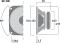 Universallautsprecher, 4 Wrms / 7 Wmax, 8 Ohm