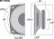 Universallautsprecher, 4 Wrms / 8 Wmax, 4 Ohm