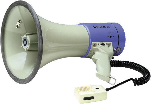 Megaphon mit Handmik 25W Sirene LS-Regler
