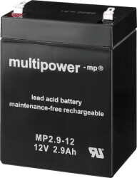 Blei-Akkumulator, 12V/2.9Ah, 1.2kg