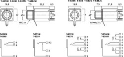 Klinken-Einbaubuchse 6,3-mm-Mono/stereo