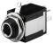 Klinken-Einbaubuchse 6,3-mm-Mono/stereo