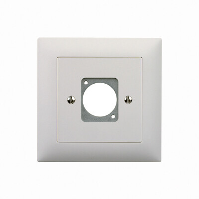UP EDIZIOdue 1x D-Serie Einbaubuchse, 88x88mm