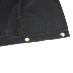 0152 X 33 - Molton per palcoscenico B1 negro orlato con...