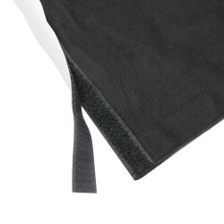 0153 X 206 - Molleton noir B1 avec Velcro 2 x 0,6 m