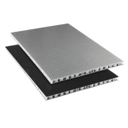 FlightCurv - PP High-Tech-Wabenmaterial schwarz/silber...