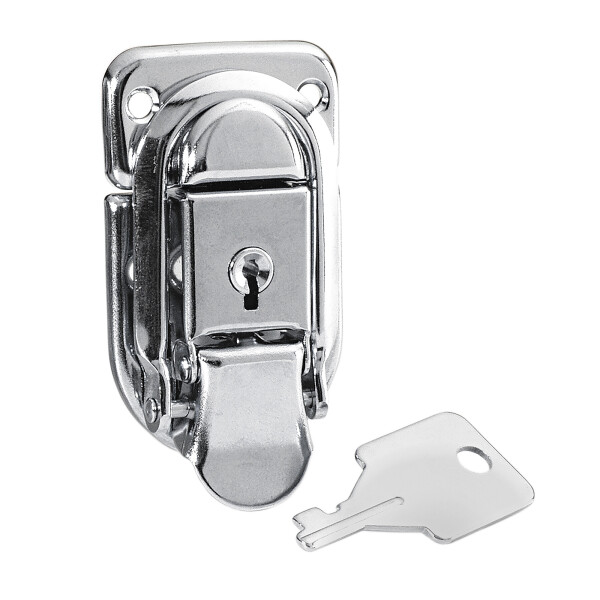 1907 - Drawbolt Small Nickel-Plated lockable