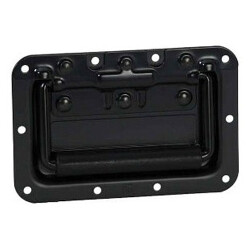 34082 BLK - Recessed Sprung Handle medium in Dish black...
