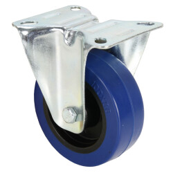 372141 - Ruota Fissa 100 mm con Ruota blu